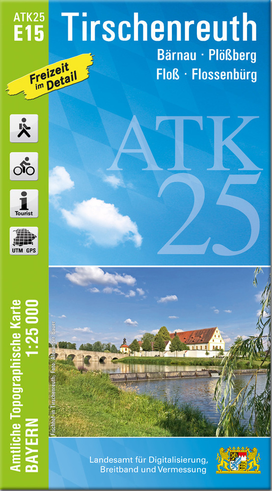 ATK25-E15 Tirschenreuth (Amtliche Topographische Karte 1:25000) main product photo