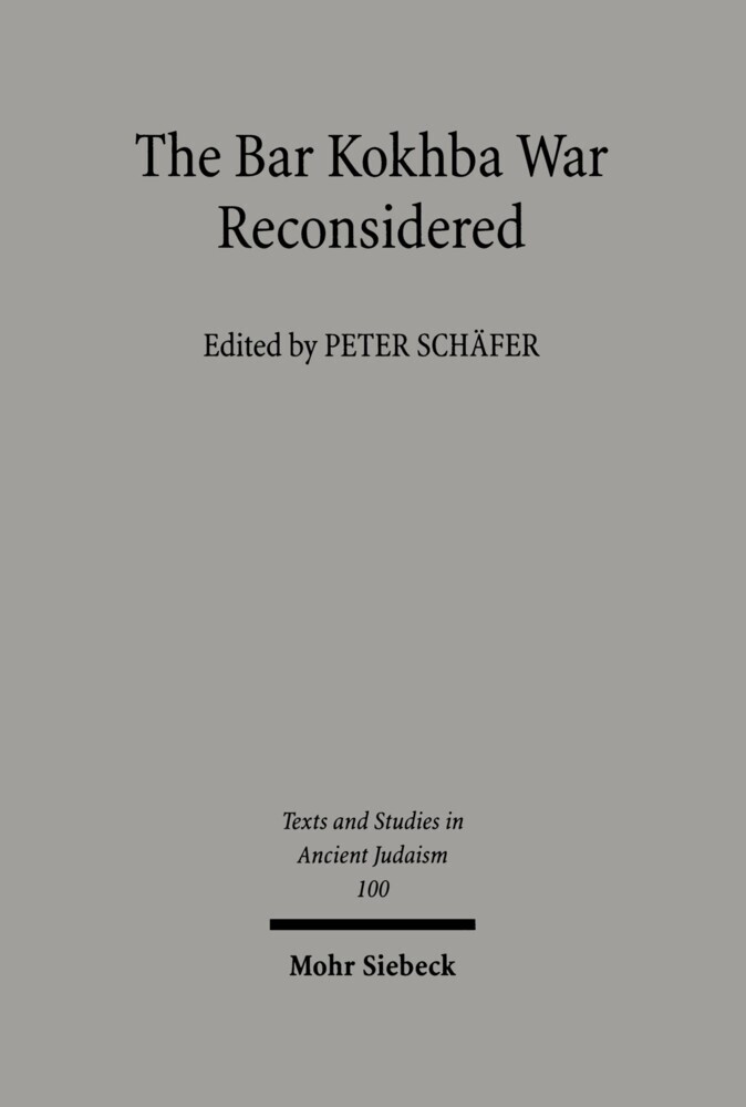 The Bar Kokhba War Reconsidered main product photo