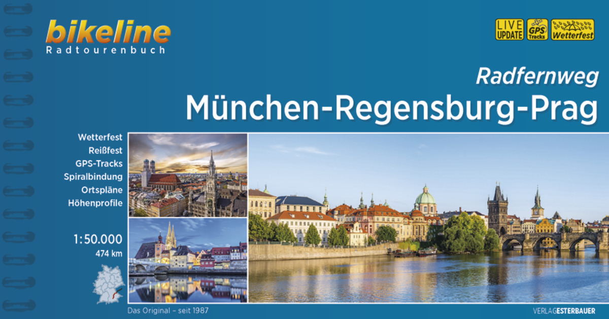 München-Regensburg-Prag Radfernweg main product photo