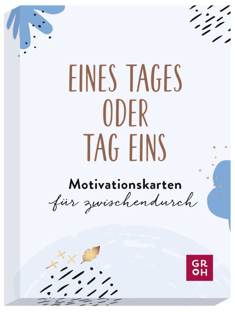 Eines Tages oder Tag eins - Motivationskarten für zwischendurch main product photo