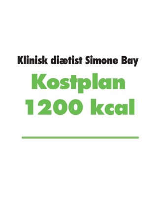 Kostplan 1200 kcal
