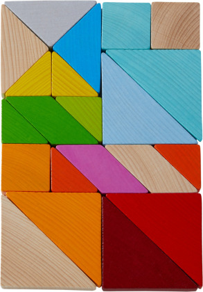 HABA Legespiel Bunter Tangram-Mix (Kinderspiel)