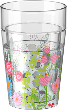 HABA Glitzerbecher Blumen
