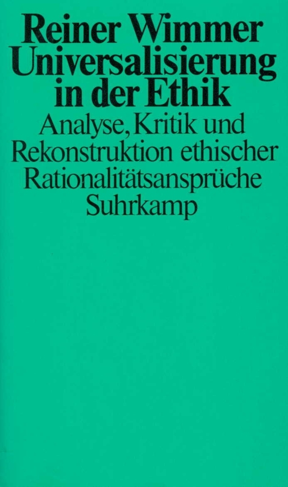 Universalisierung in der Ethik main product photo