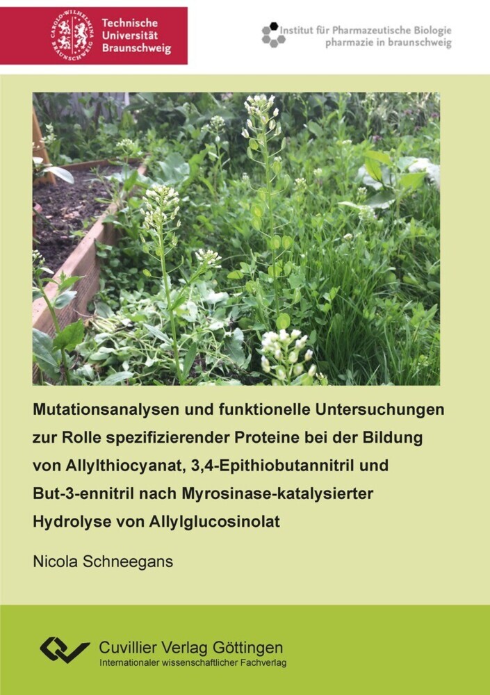 Mutationsanalysen und funktionelle Untersuchungen zur Rolle spezifizierender Proteine bei der Bildung von Allylthiocyanat, 3,4-Epithiobutannitril und But-3-ennitril nach Myrosinase-katalysierter Hydrolyse von Allylglucosinolat main product photo