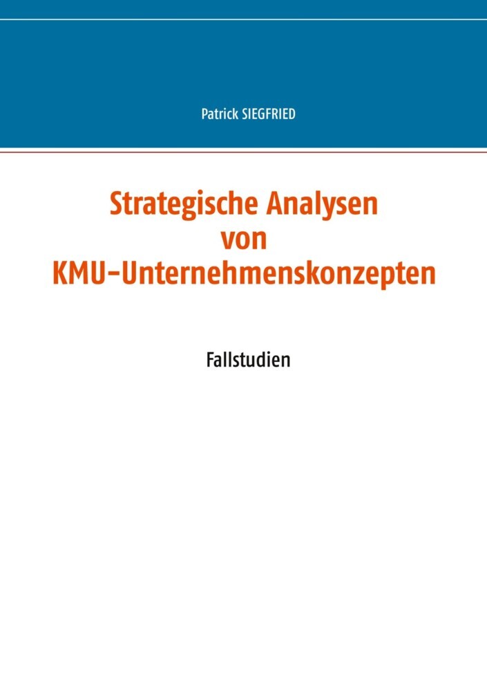 Strategische Analysen von KMU-Unternehmenskonzepten main product photo