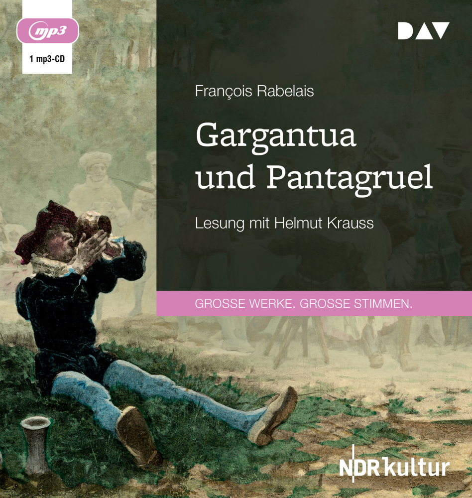 Gargantua und Pantagruel, 1 Audio-CD, 1 MP3 main product photo