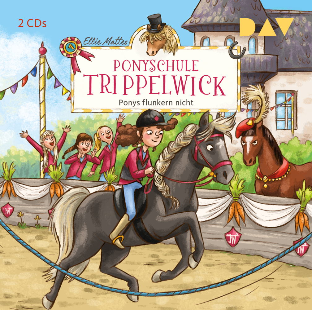 Ponyschule Trippelwick - Ponys flunkern nicht, 2 Audio-CD main product photo