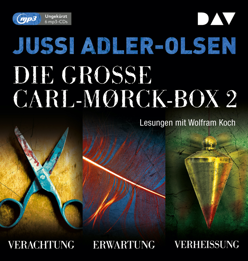 Die große Carl-Mørck-Box 2. Box.2, 6 Audio-CD, 6 MP3 main product photo