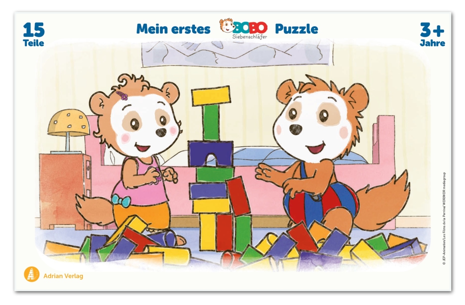 Mein erstes Bobo Siebenschläfer Puzzle (Kinderpuzzle) main product photo
