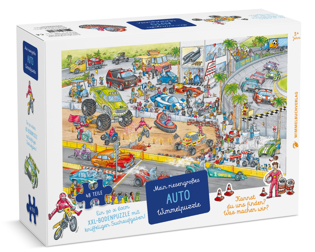 Mein riesengroßes Auto Wimmelpuzzle (Kinderpuzzle) main product photo