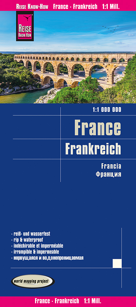 Reise Know-How Landkarte Frankreich / France (1:1.000.000) main product photo