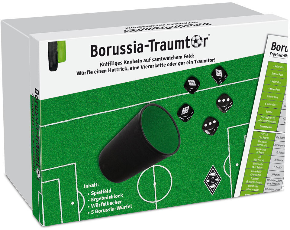 Borussia Mönchengladbach Traumtor-Würfelset main product photo