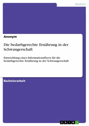 Die bedarfsgerechte Ernährung in der Schwangerschaft