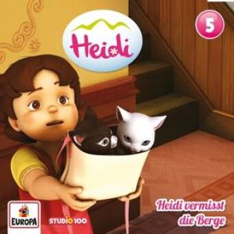 Heidi (CGI) - Heidi vermisst die Berge. Tl.5, 1 Audio-CD, 1 Audio-CD