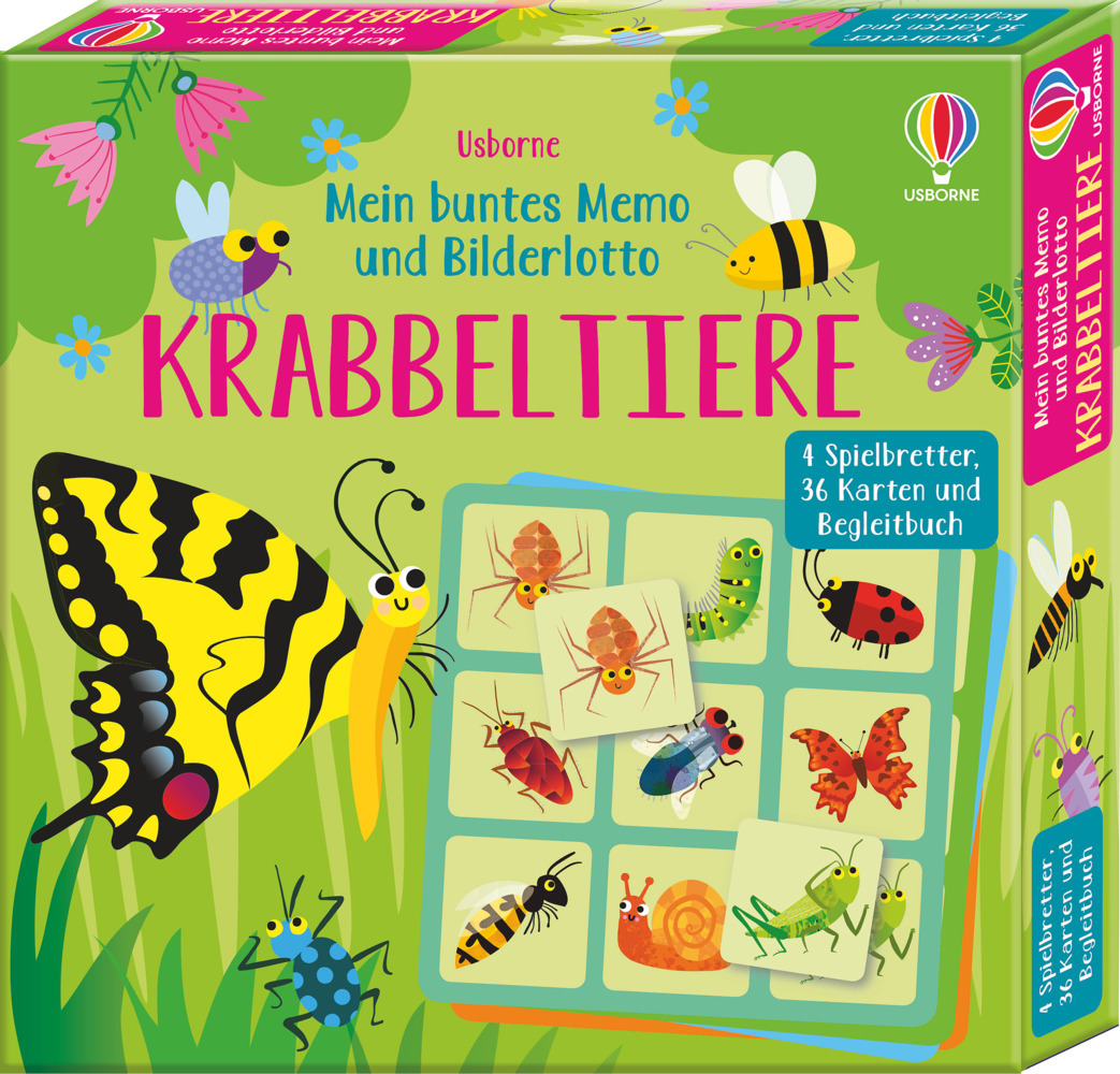 Mein buntes Memo und Bilderlotto: Krabbeltiere main product photo