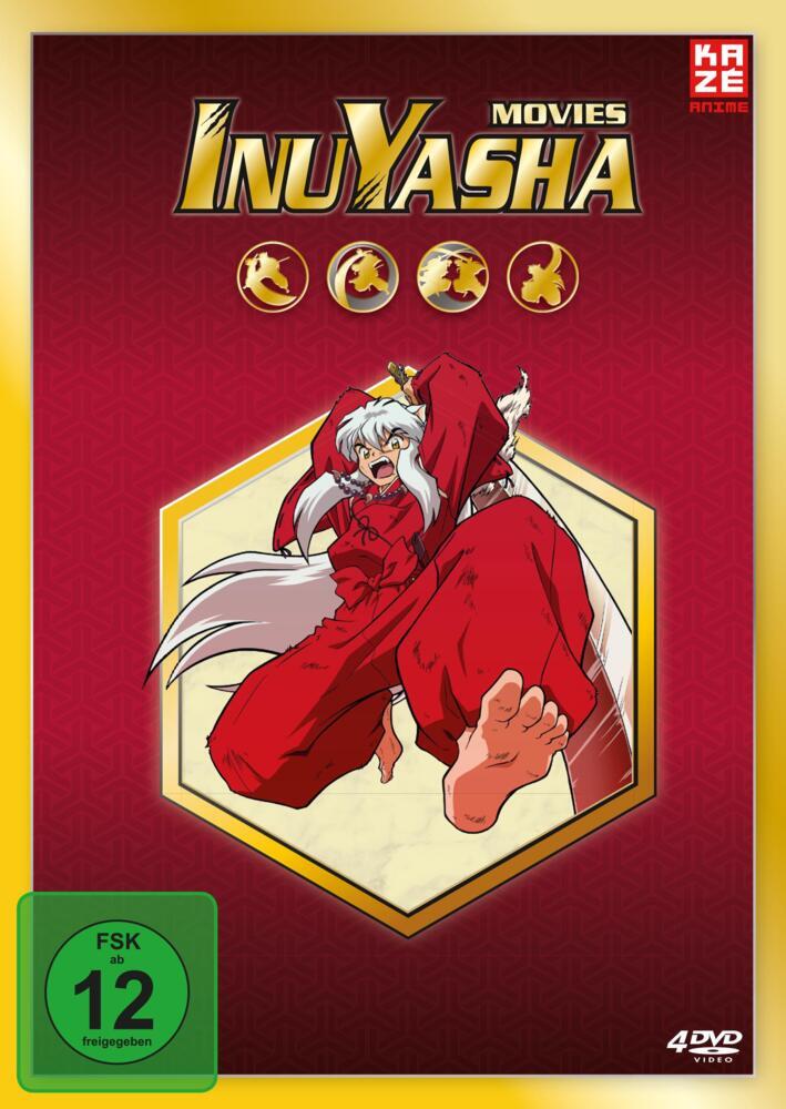 InuYasha - Movie Box - DVD-Box, 4 DVD main product photo