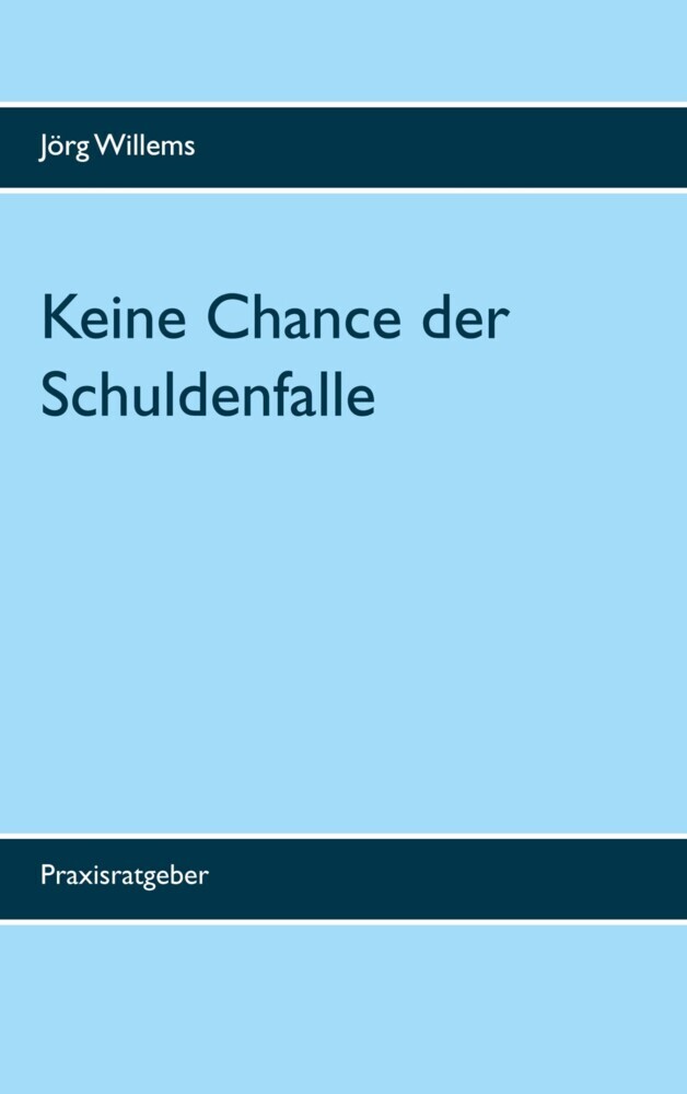 Keine Chance der Schuldenfalle main product photo