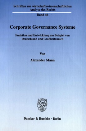 Corporate Governance Systeme.
