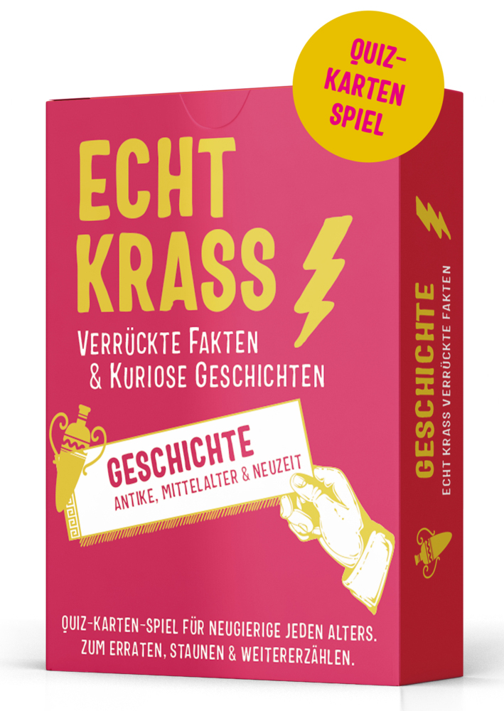 Echt krass verrückte Fakten & kuriose Geschichten - Geschichte (Quiz-Karten-Spiel) main product photo