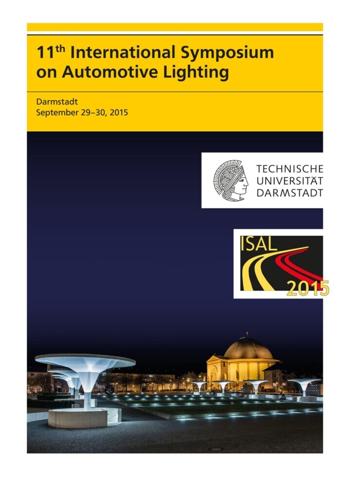 11th International Symposium on Automotive Lighting - ISAL 2015 - Proceedings of the Conference main product photo