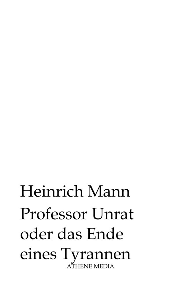 Professor Unrat oder das Ende eines Tyrannen main product photo