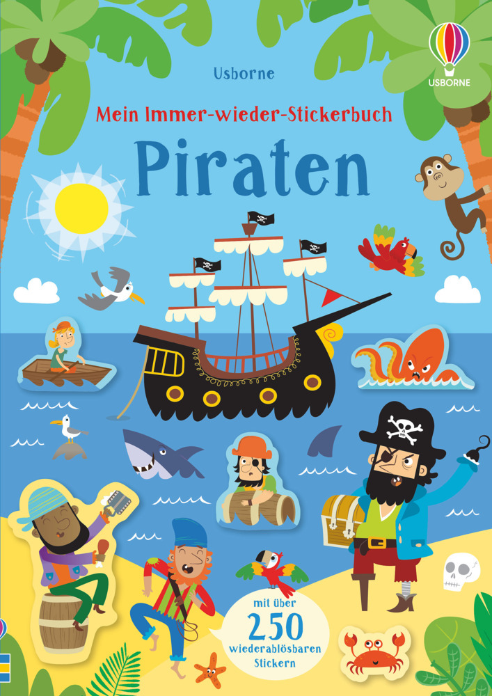 Mein Immer-wieder-Stickerbuch: Piraten main product photo