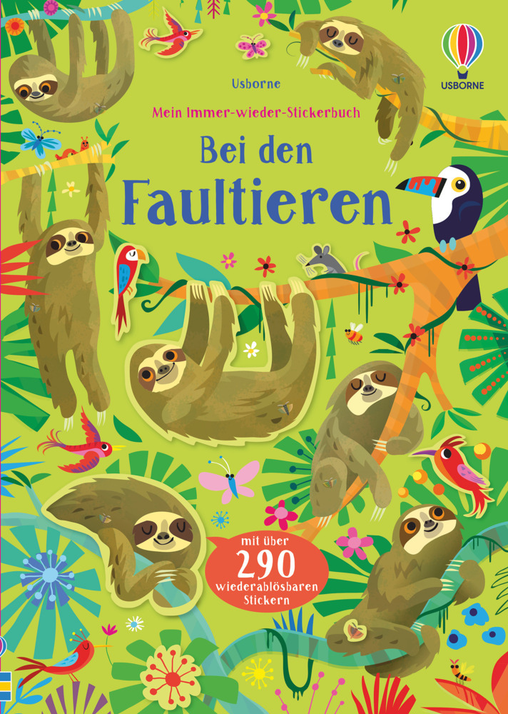 Mein Immer-wieder-Stickerbuch: Bei den Faultieren main product photo