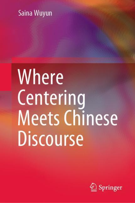 Where Centering Meets Chinese Discourse main product photo