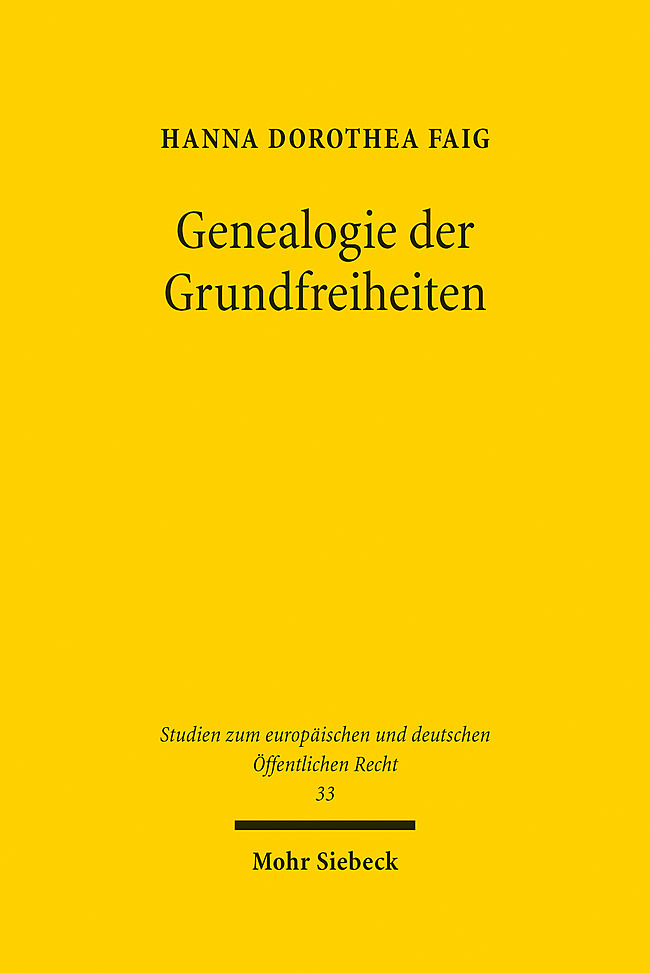 Genealogie der Grundfreiheiten main product photo