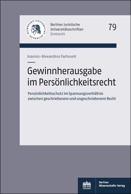 Gewinnherausgabe im Persönlichkeitsrecht main product photo