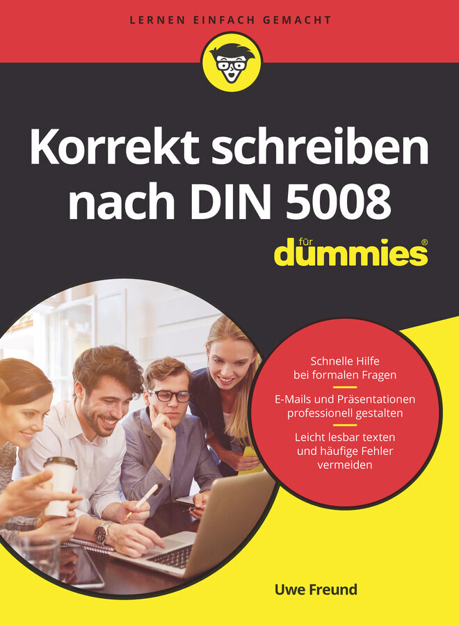 Korrekt schreiben nach DIN 5008 für Dummies main product photo
