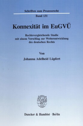 Konnexität im EuGVÜ.
