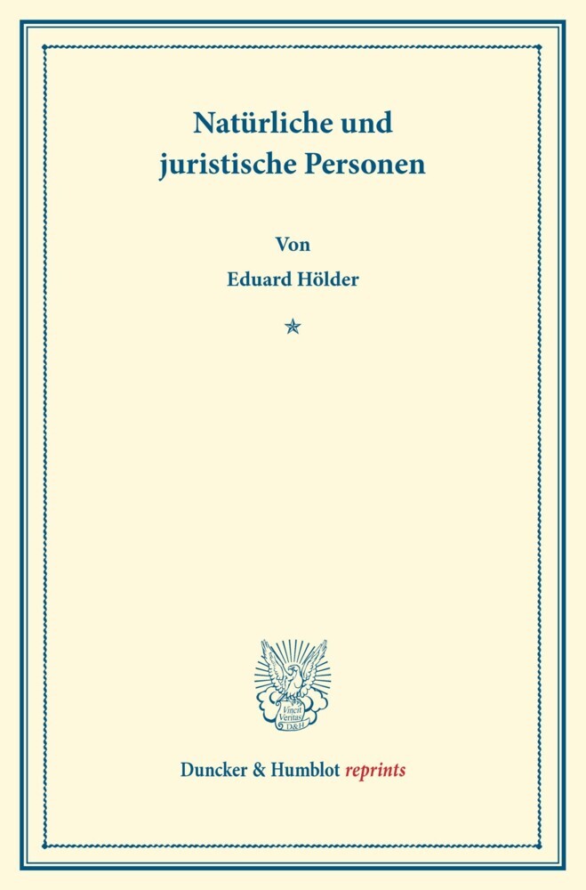 Natürliche und juristische Personen. main product photo