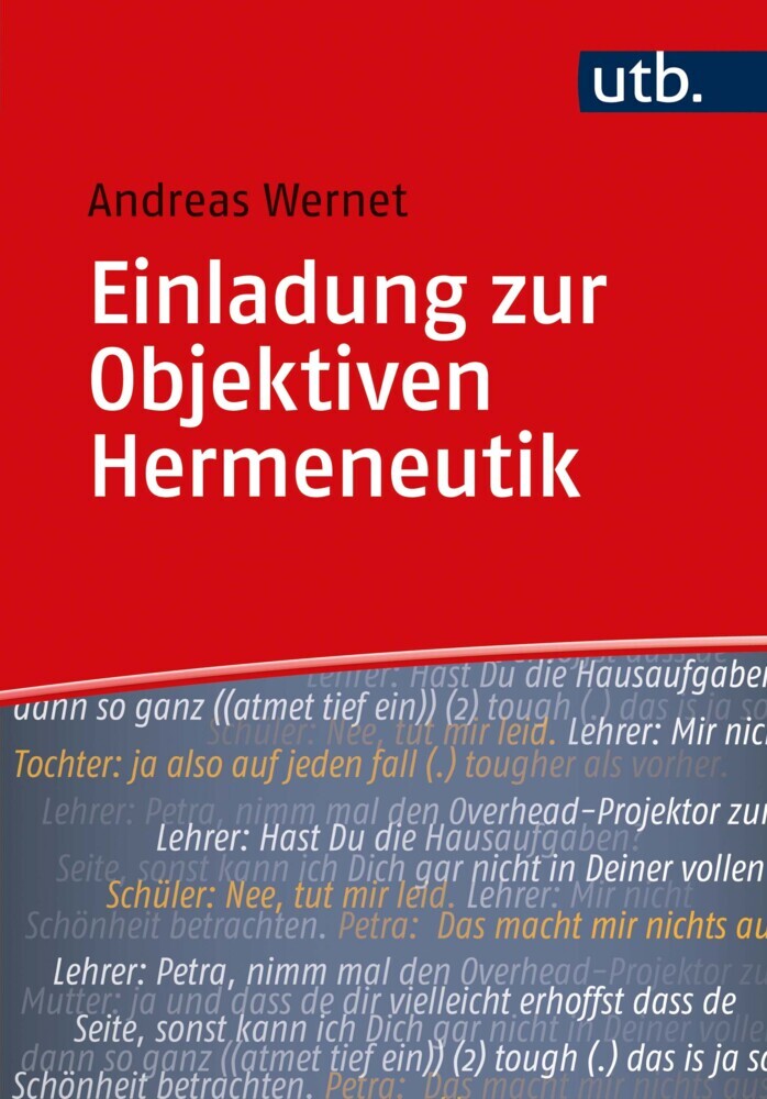 Einladung zur Objektiven Hermeneutik main product photo
