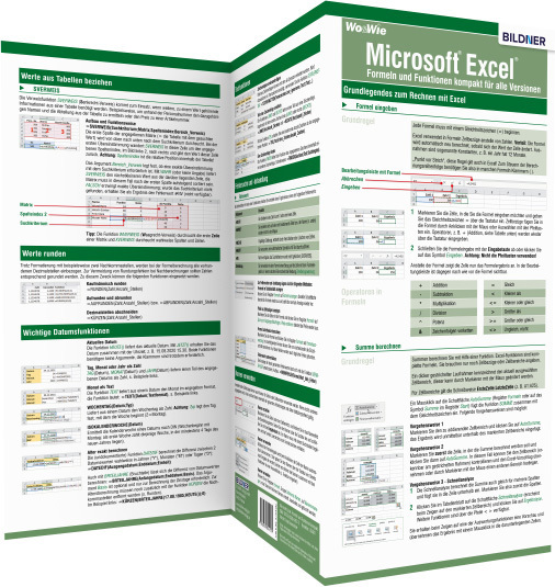 Microsoft Excel - Formeln und Funktionen kompakt für alle Versionen main product photo