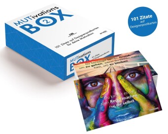 MUTivationsbox 2 - 101 Zitate auf Designerpostkarten für deine Motivation