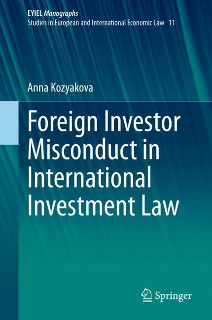 Foreign Investor Misconduct in International Investment Law main product photo