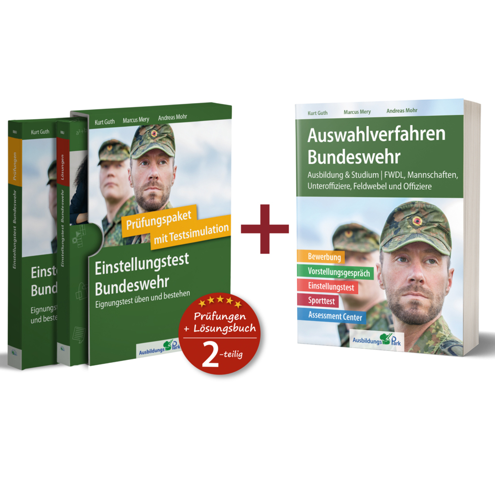 Sparpaket - Einstellungstest + Auswahlverfahren Bundeswehr main product photo