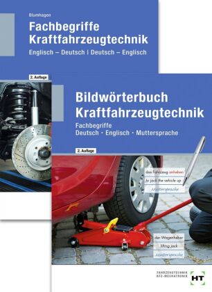 Paketangebot Bildwörterbuch Kraftfahrzeugtechnik und Fachbegriffe Kraftfahrzeugtechnik, m. 1 Buch