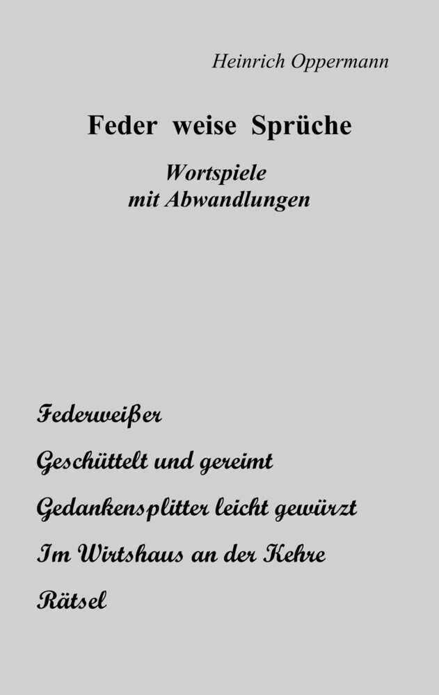 Feder weise Sprüche main product photo
