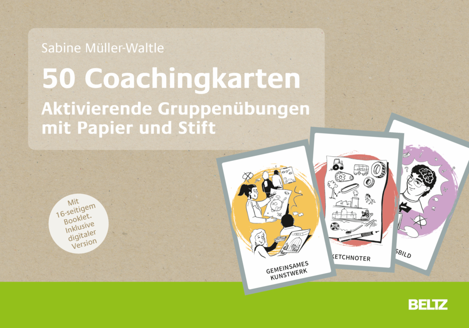 50 Coachingkarten Aktivierende Gruppenübungen mit Papier und Stift main product photo