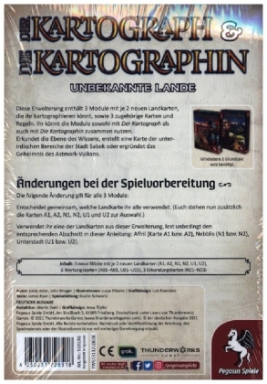 Der Kartograph - Unbekannte Lande (Spiel-Zubehör)