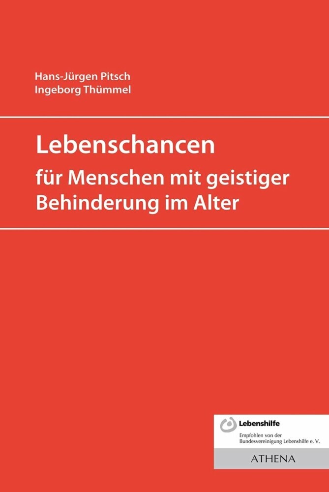 Lebenschancen für alte Menschen mit geistiger Behinderung main product photo
