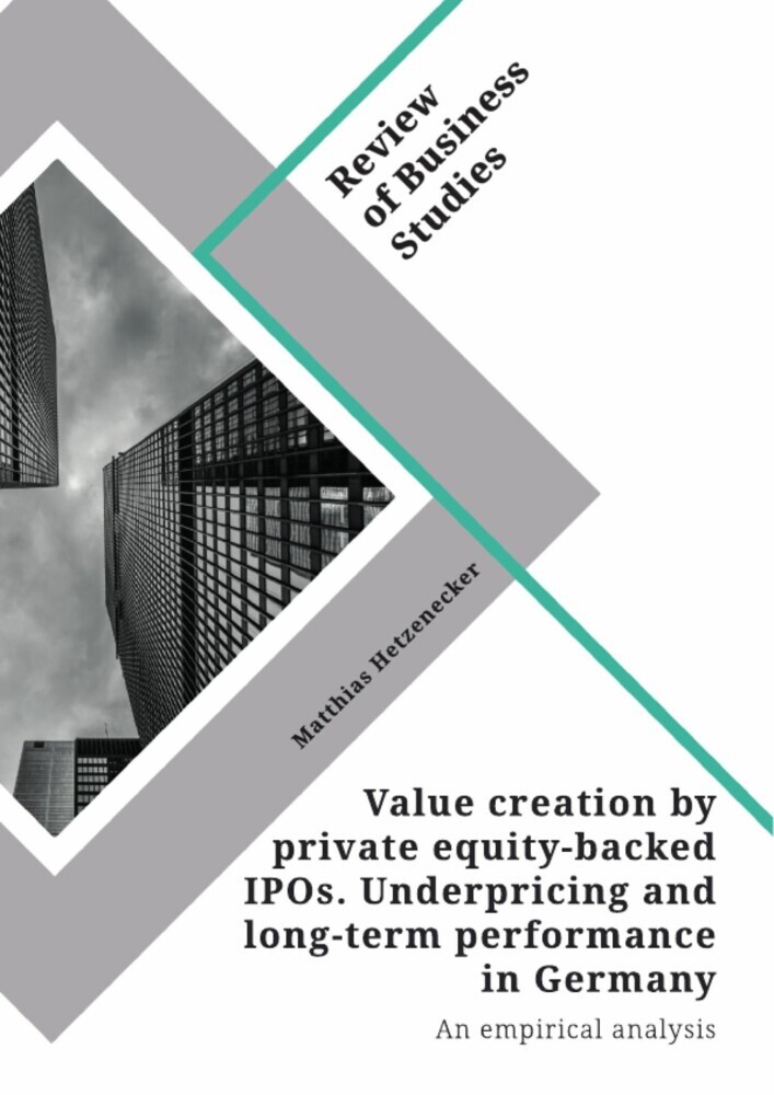 Value creation by private equity-backed IPOs. Underpricing and long-term performance in Germany main product photo