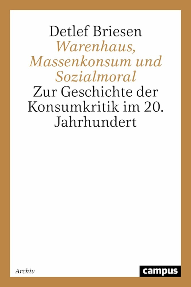 Warenhaus, Massenkonsum und Sozialmoral main product photo