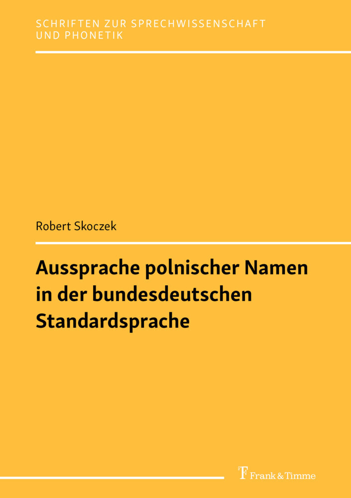 Aussprache polnischer Namen in der bundesdeutschen Standardsprache main product photo