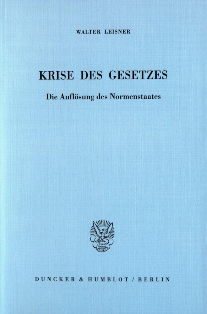 Krise des Gesetzes. main product photo