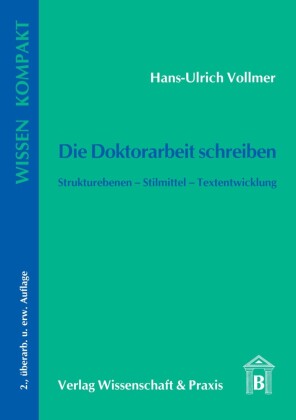 Die Doktorarbeit schreiben.