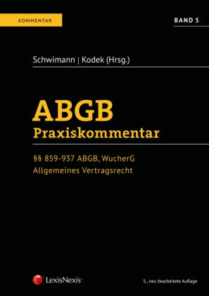 ABGB Praxiskommentar - Band 5, 5. Auflage